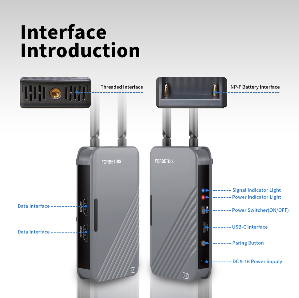 JM500PRO 4K Wireless HDMI Transmitter Receiver | 500m/1640ft
