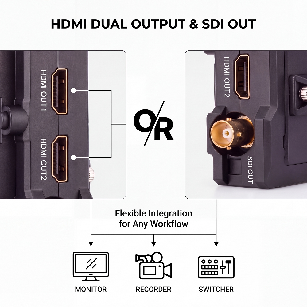 Forbetdis TX-RX–SDI HDMI Wireless Video Transmitter & Receiver Pack