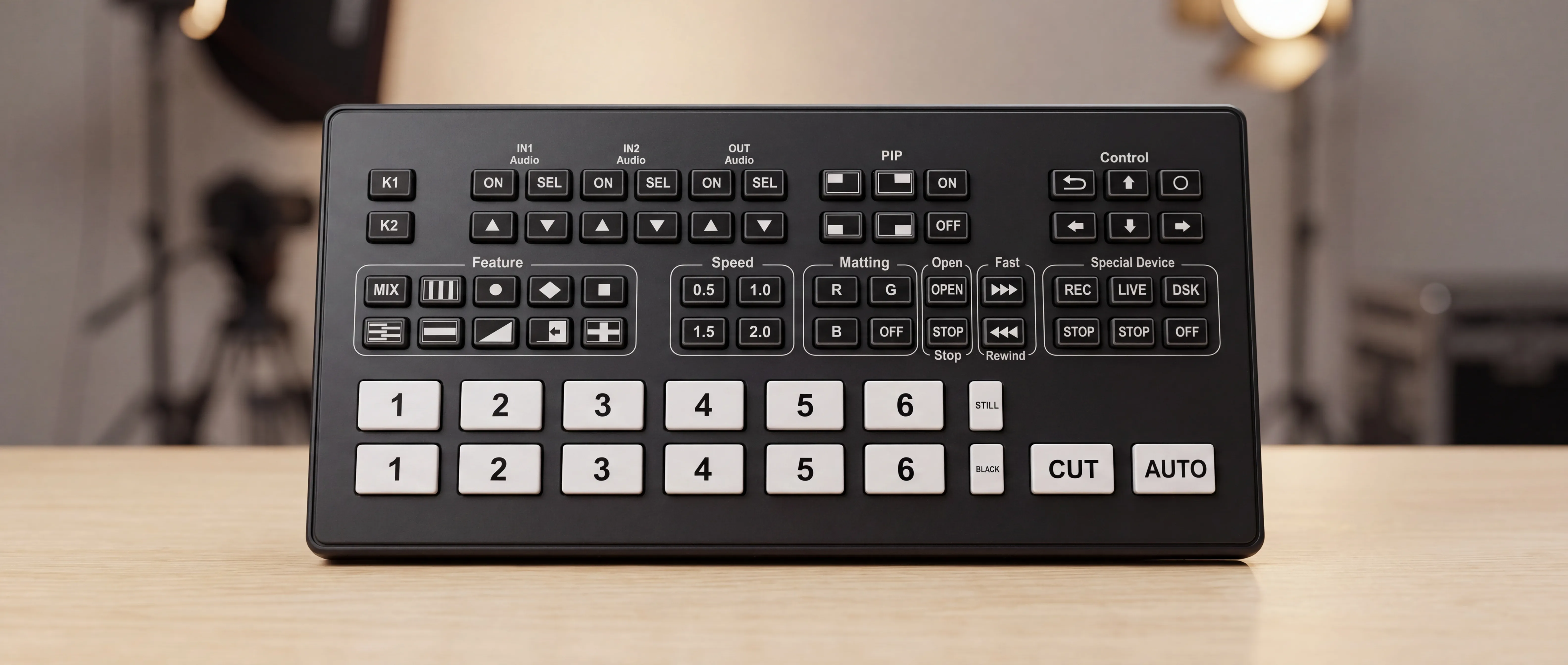 SDI/HDMI Video Switcher – Professional Multi-Interface Video